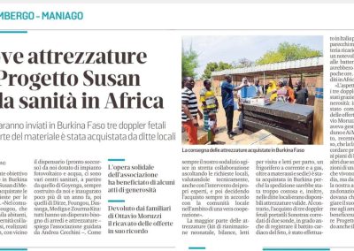 Nuove attrezzature in Africa
