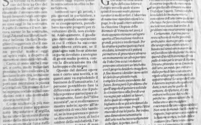 Franco Galanti ad Angela Vettese